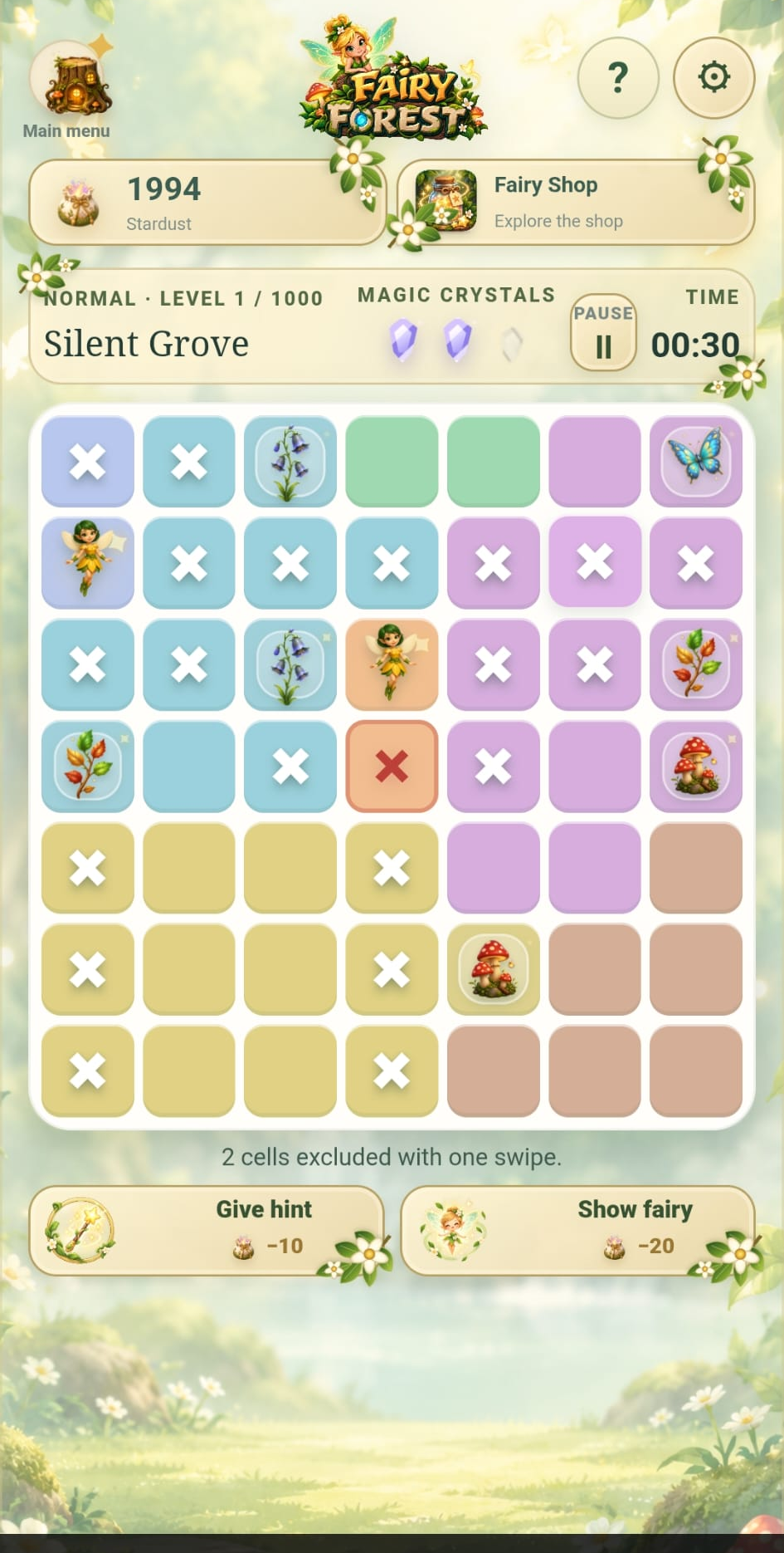 Fairy Forest game view