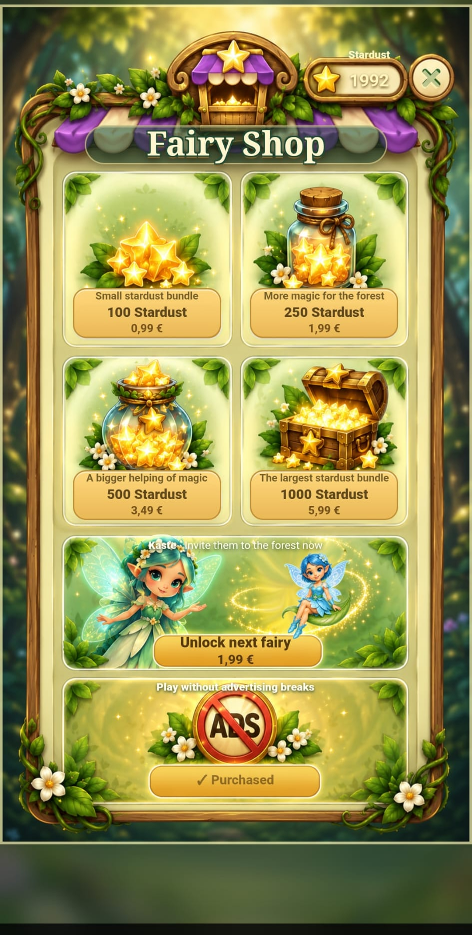 Fairy Forest shop